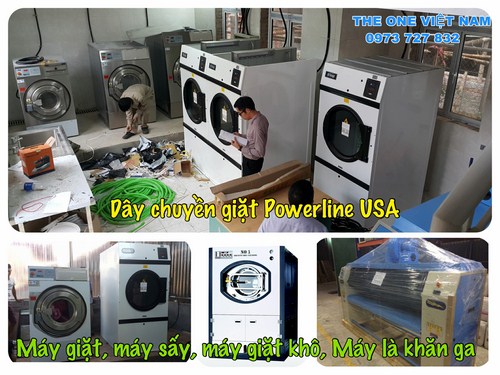 Mô hình máy giặt máy sấy công nghiệp Mỹ